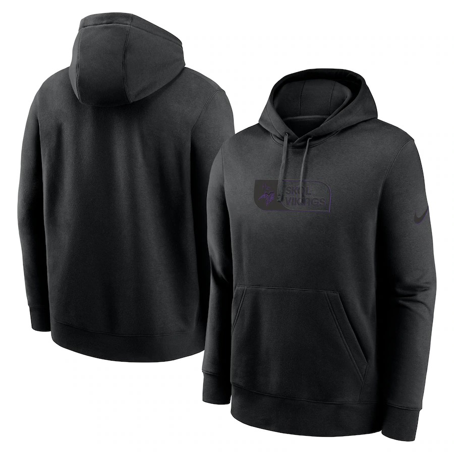 Men minnesota vikings black style #8 2024 NFL hoodie->tennessee titans->NFL Jersey